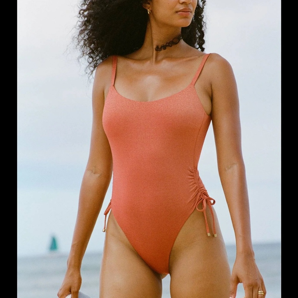 Vitamin A —The Gemma Ruched One Piece